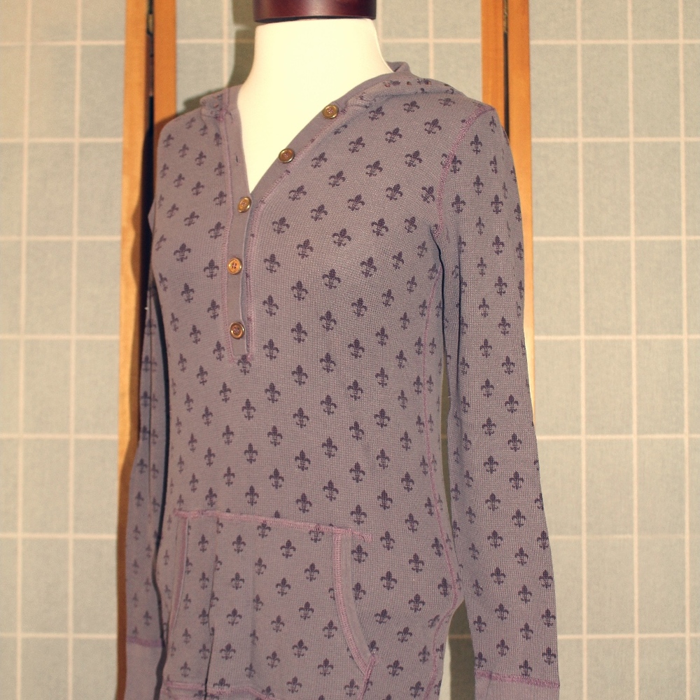 Purple Knit Hoodie